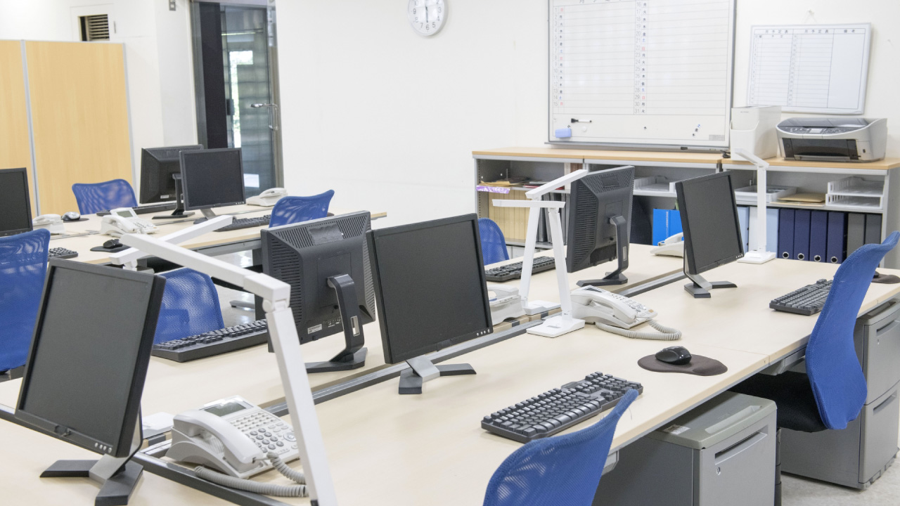 オフィスの室内写真